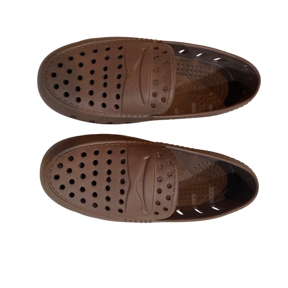Floafers Kids Penny Loafers Brown EVA Foam Water Shoes Slip On Size 13 Kids